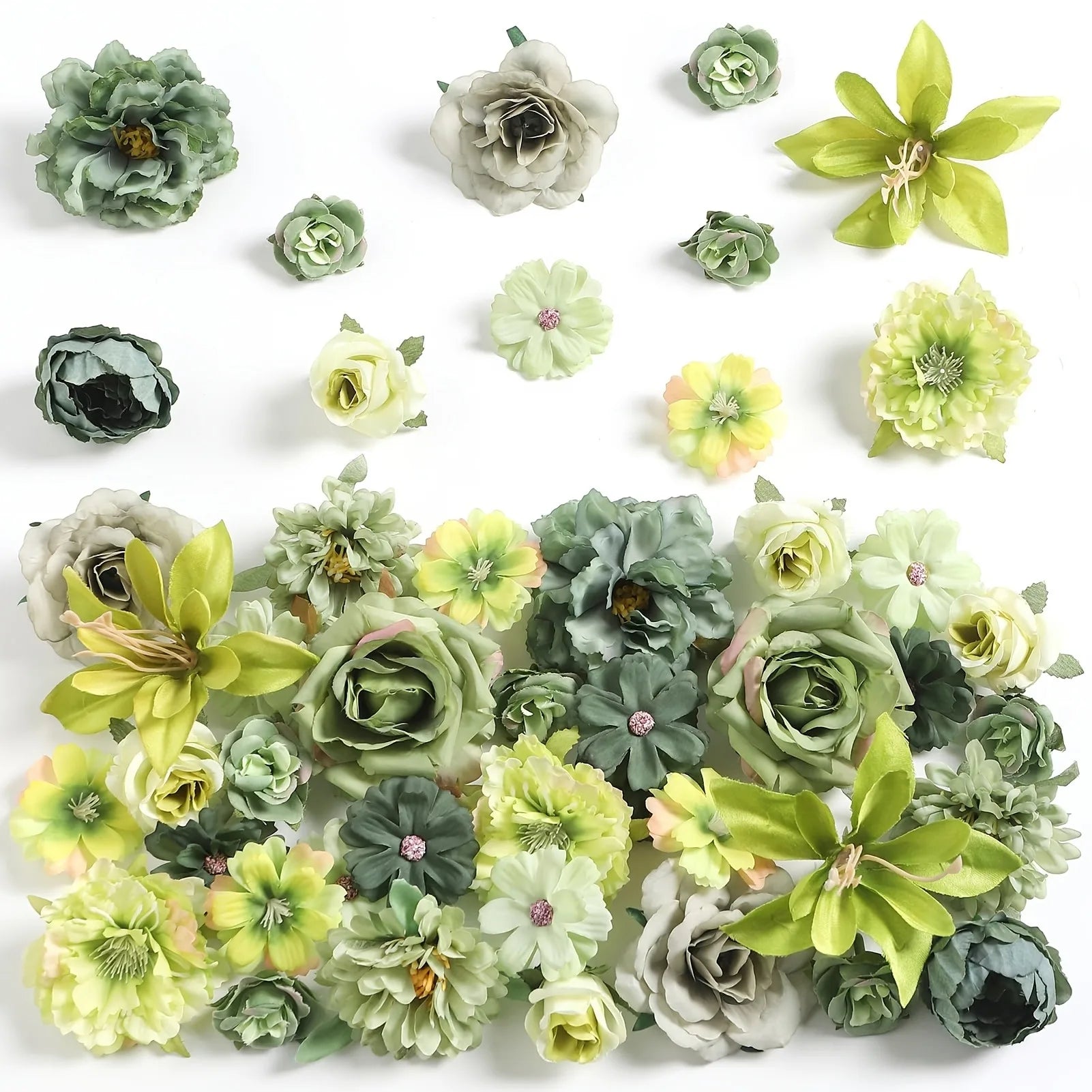 Silk Tulip Flower Heads – Pack of 49 | Artificial Flowers for Weddings & Home Décor