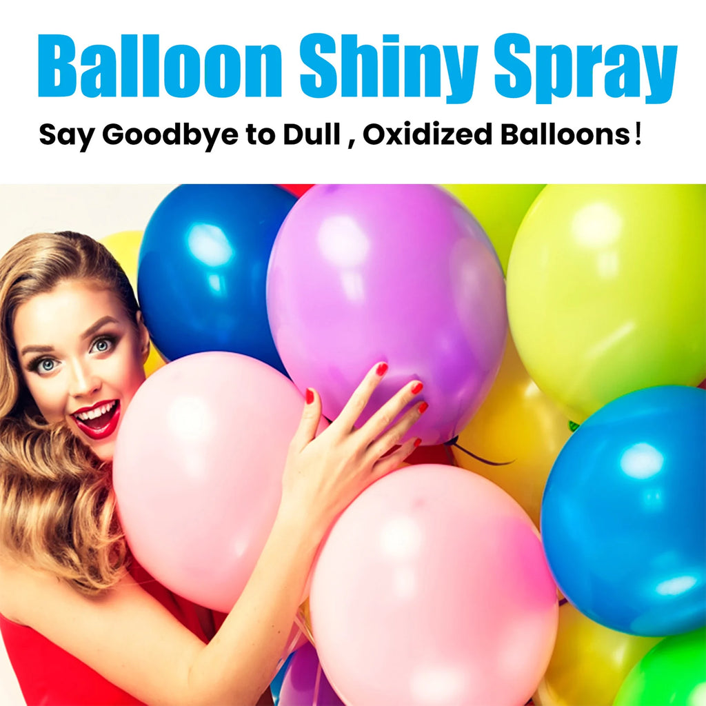 Balloon High Shine Gloss Spray – Latex Balloon Brightener & Polish (100ml)
