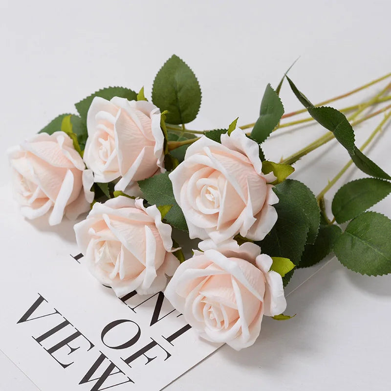 Silk Artificial Roses — Realistic Faux Rose Flowers for Weddings & Décor