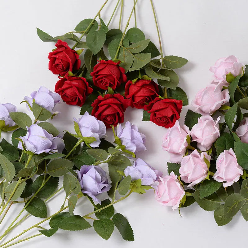 Silk Artificial Roses — Realistic Faux Rose Flowers for Weddings & Décor