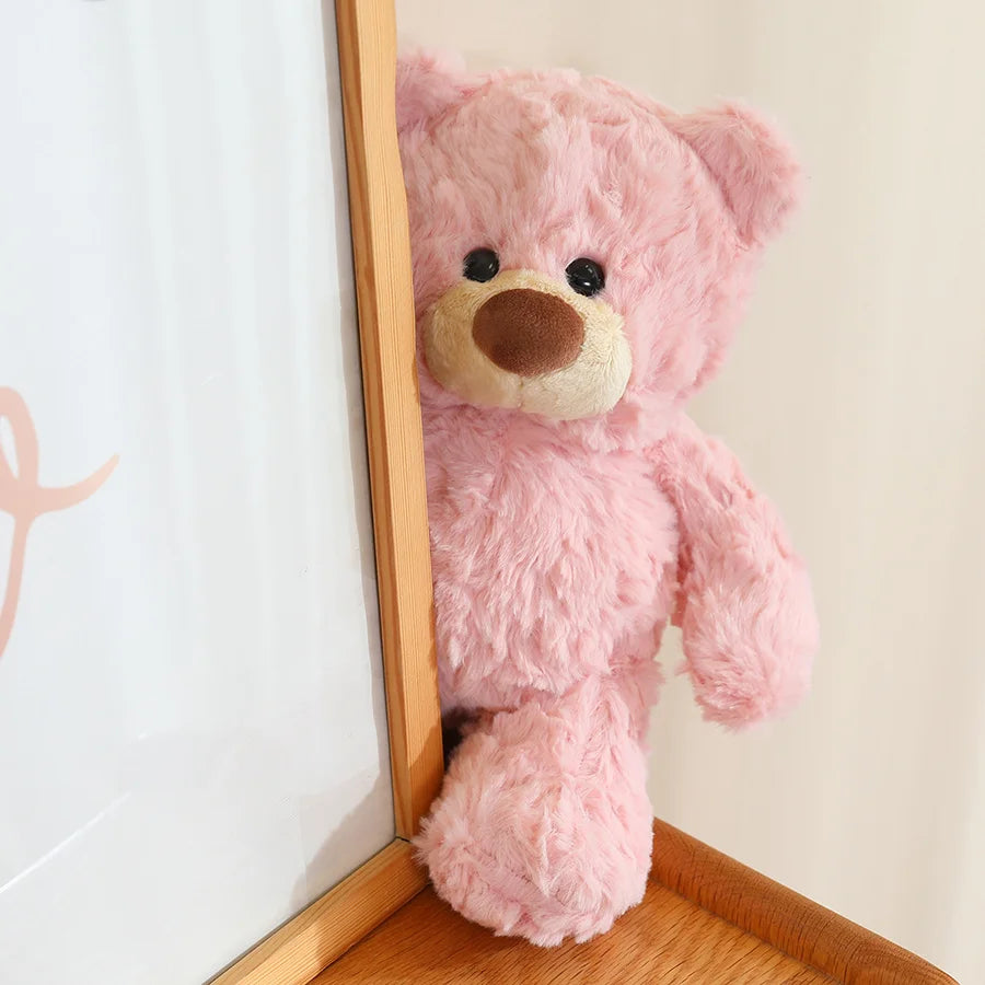Teddy Bear Plush Doll – Cute Stuffed Animal Toy | 28cm | 3 Colours | Gift for Couples & Kids