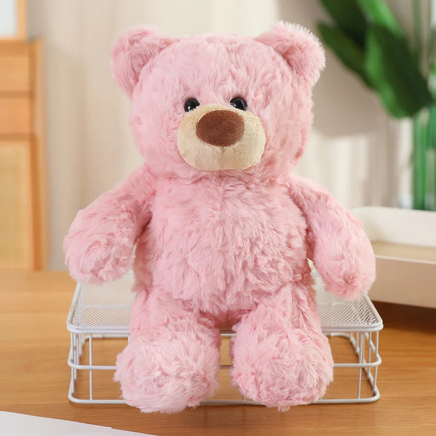 Teddy Bear Plush Doll – Cute Stuffed Animal Toy | 28cm | 3 Colours | Gift for Couples & Kids