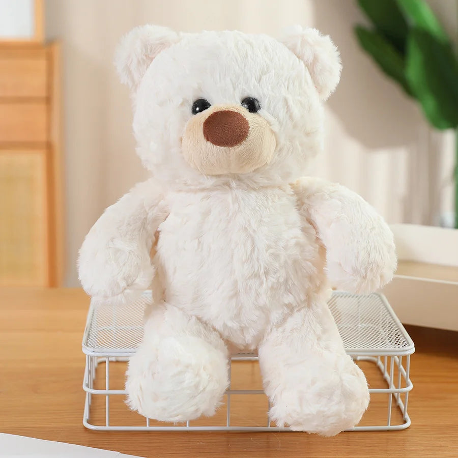 Teddy Bear Plush Doll – Cute Stuffed Animal Toy | 28cm | 3 Colours | Gift for Couples & Kids