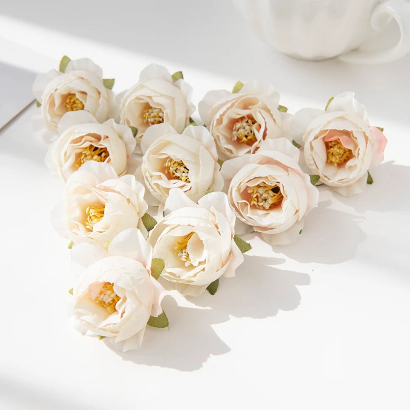 Silk Peony Flower Heads | Bulk Artificial Flowers for Weddings, Wreaths & Home Décor