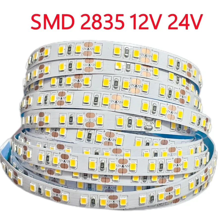 SMD2835 LED Strip Light – 120 LEDs/m | DC12V & DC24V | 9 Colors