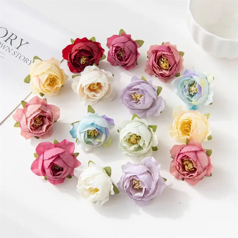Silk Peony Flower Heads | Bulk Artificial Flowers for Weddings, Wreaths & Home Décor