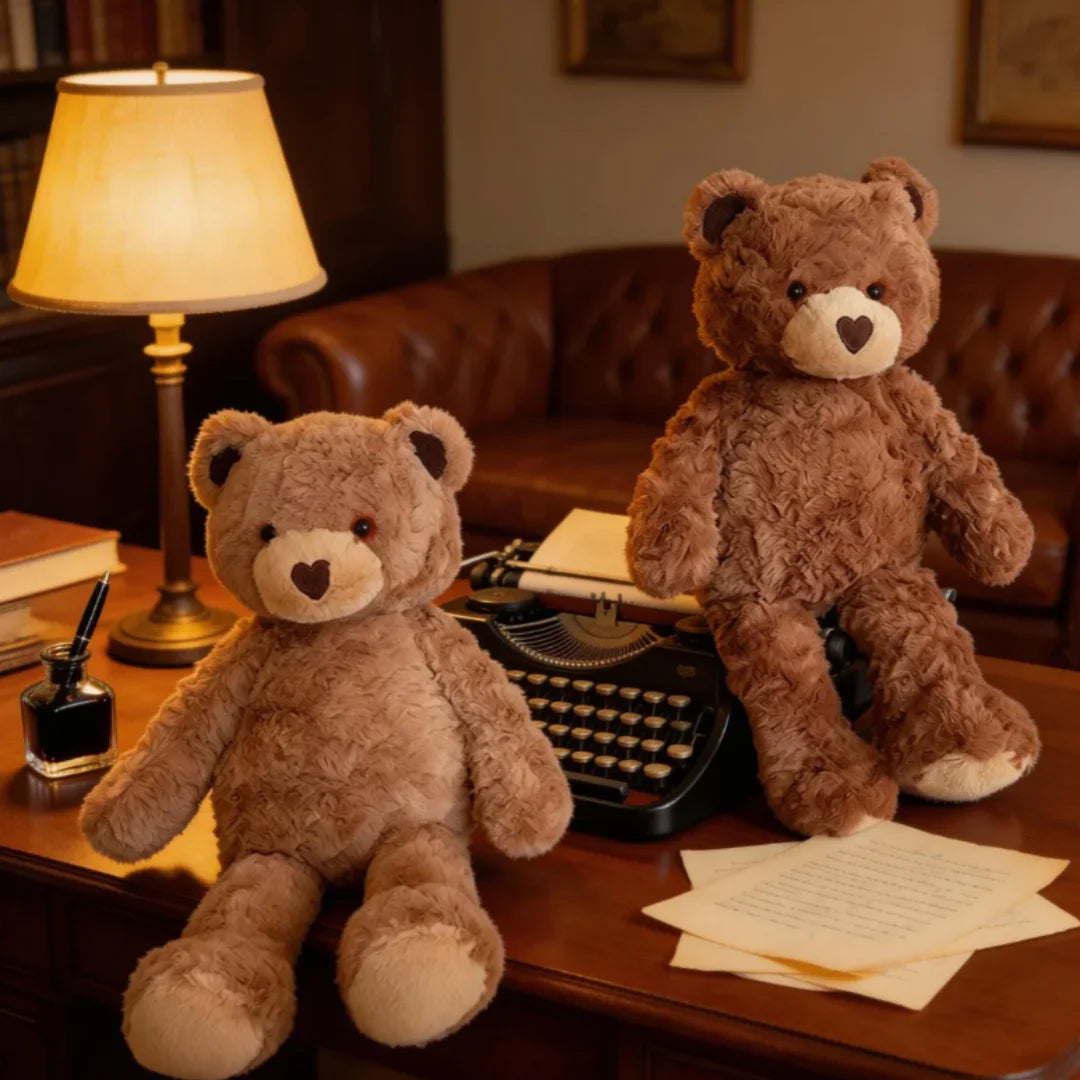 Heart-Shaped Teddy Bear Plush Toy — 38cm