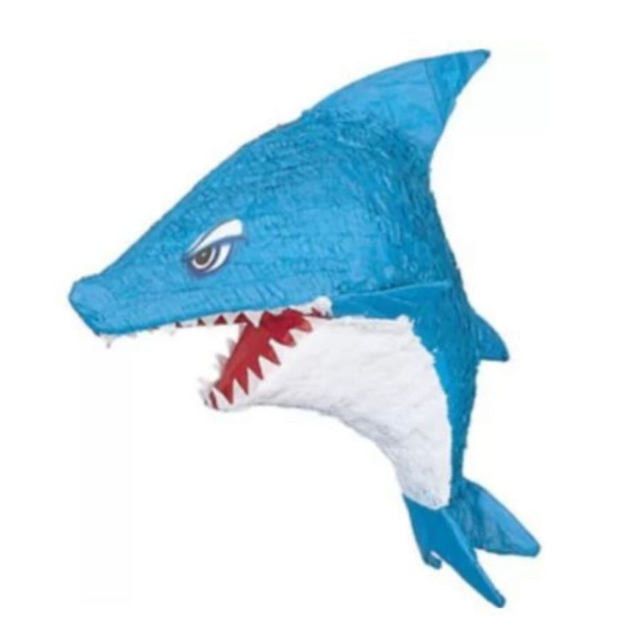 Blue shark-shaped  pinata
