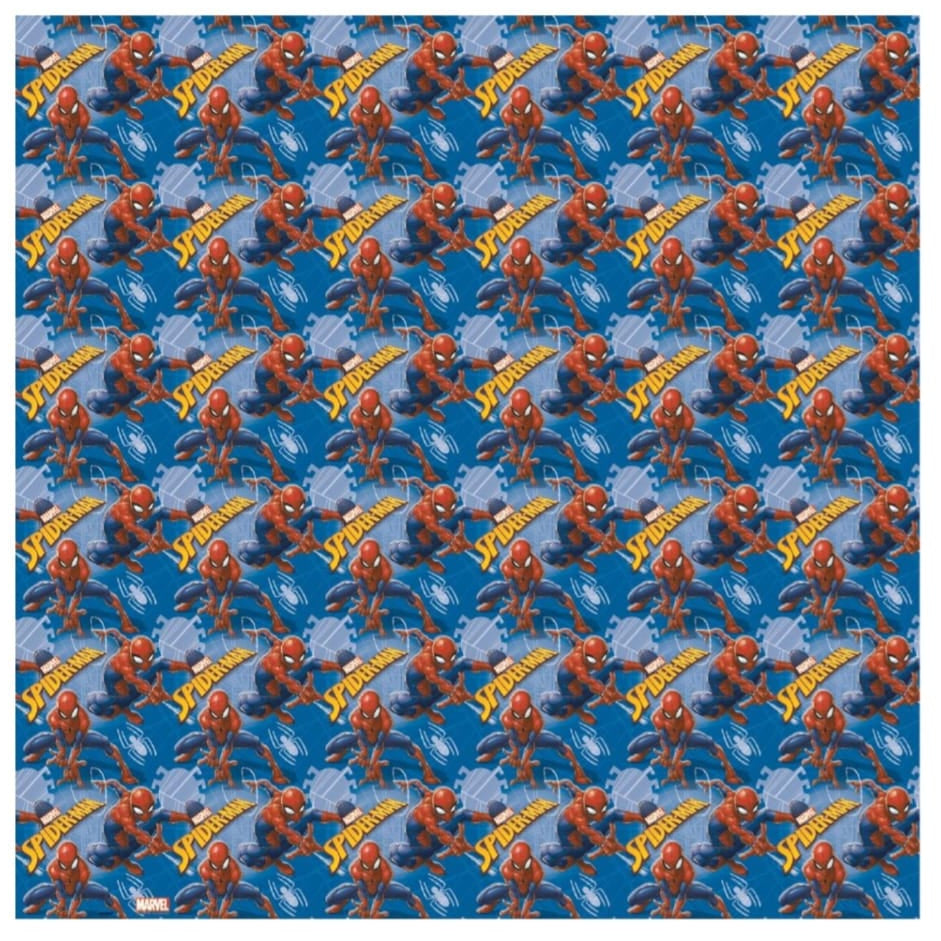 Spiderman theme gift wrapping paper