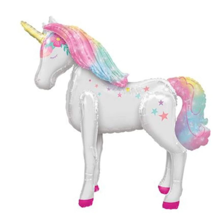 Unicorn Air Walker with a colorful mane 