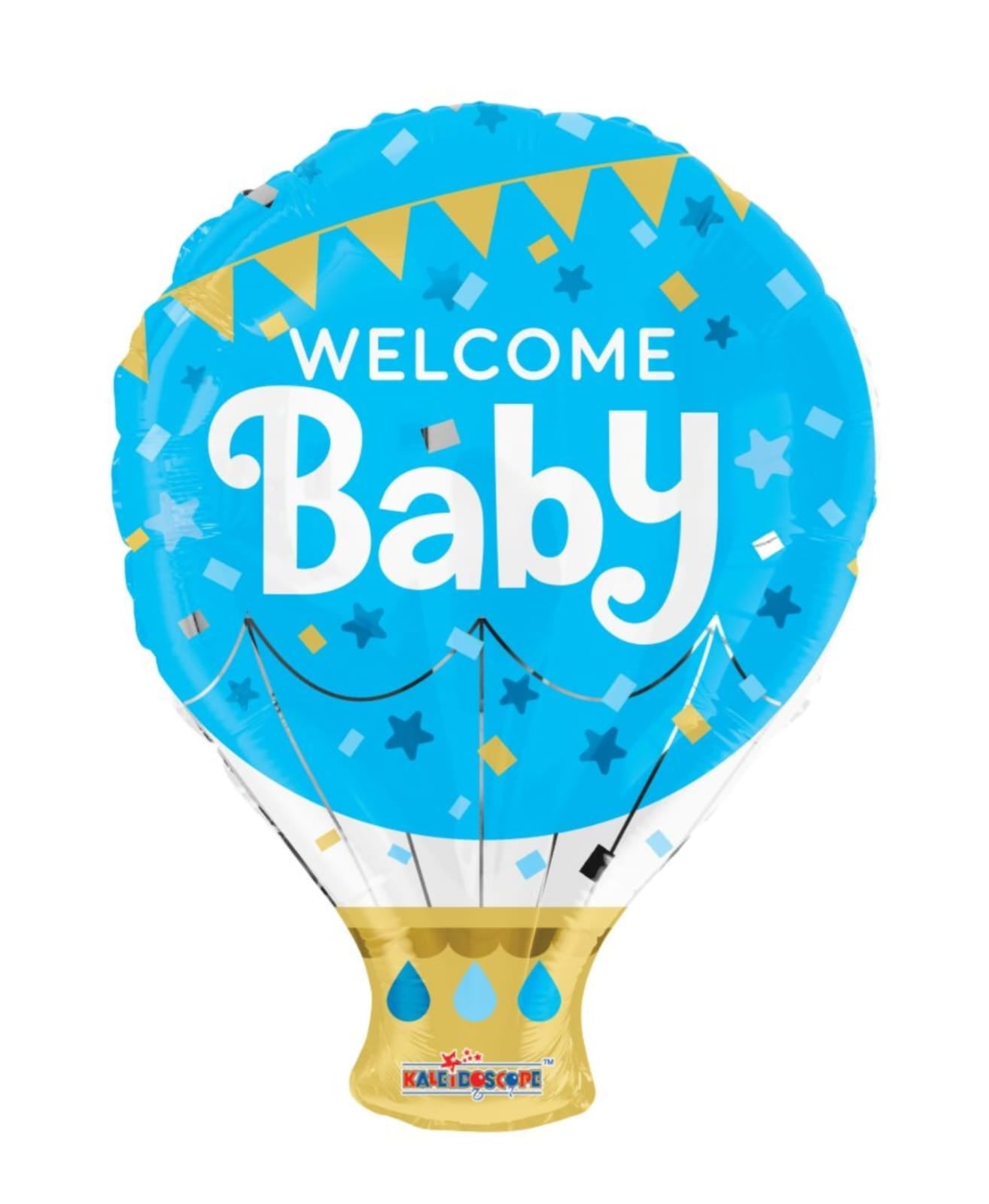 'Welcome Baby'  Balloon Blue
