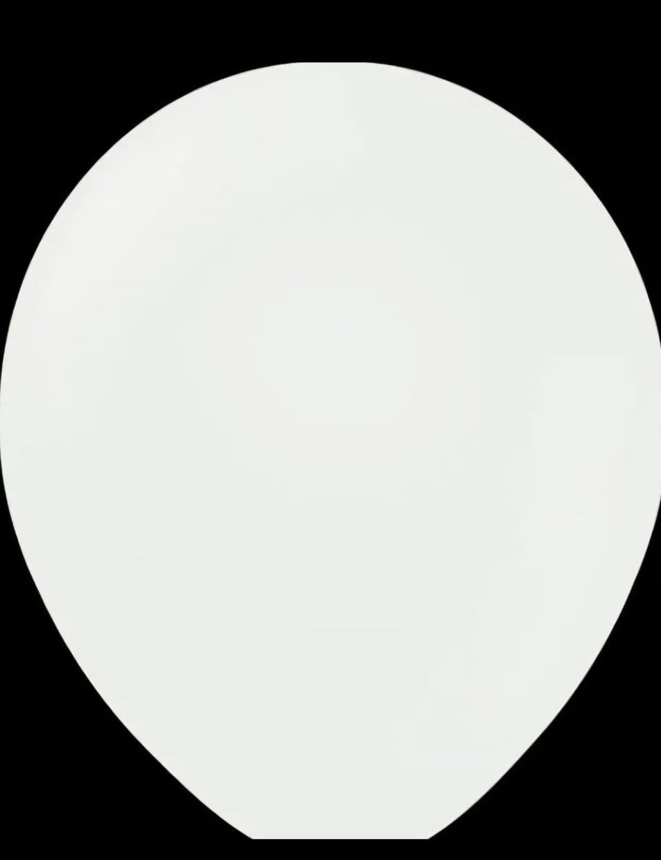 Latex balloon white