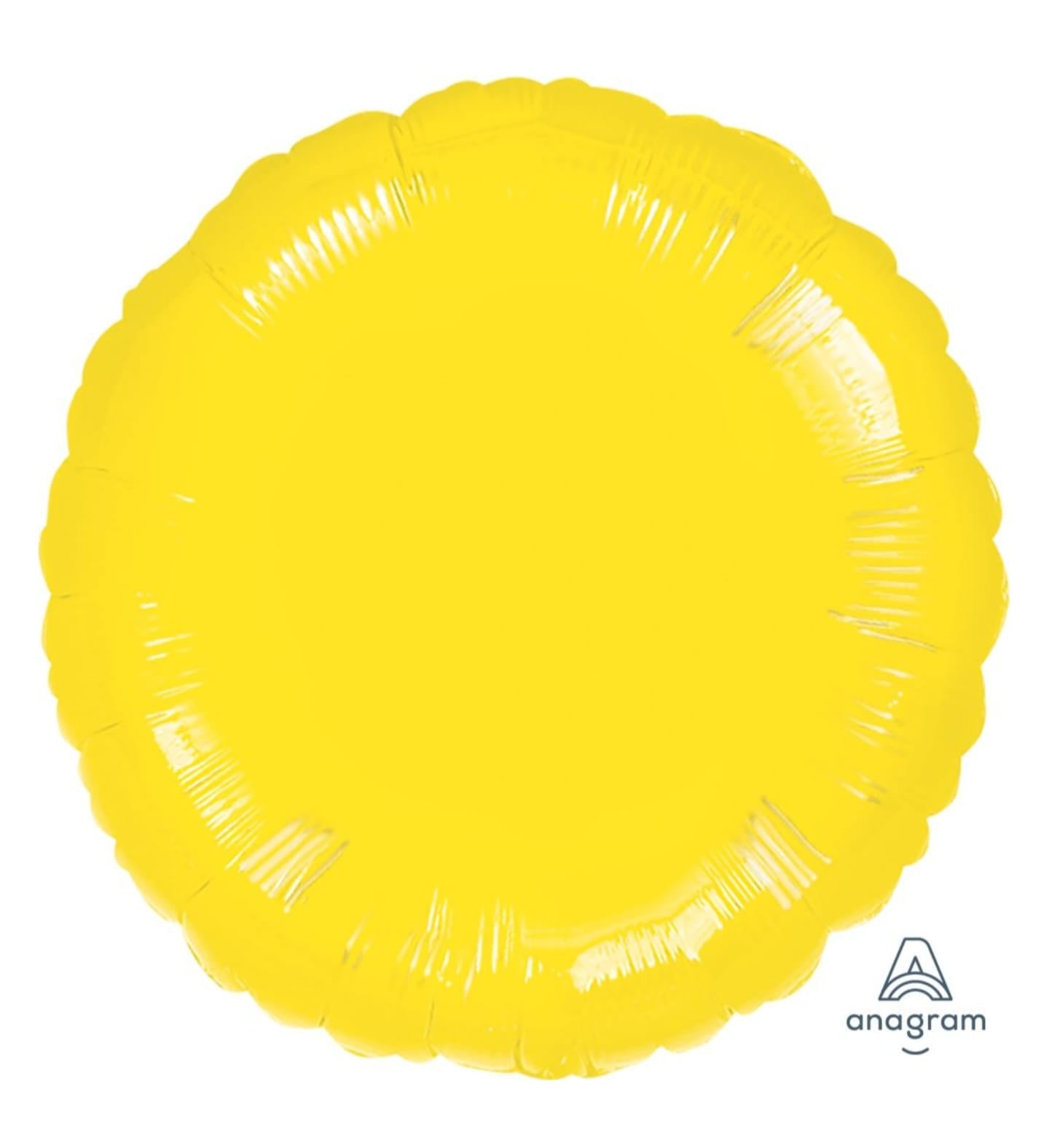 Yellow round balloon 