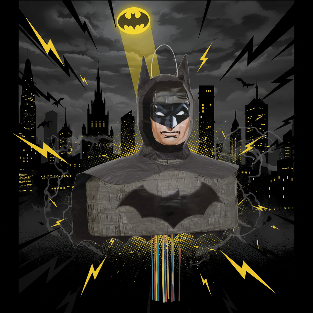 Batman Piñata with Background