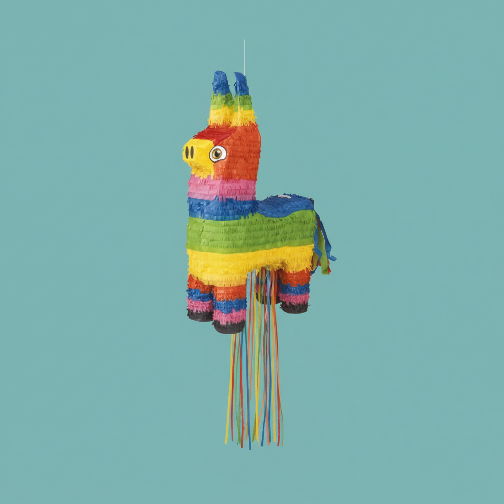 Colorful Pinata with Background