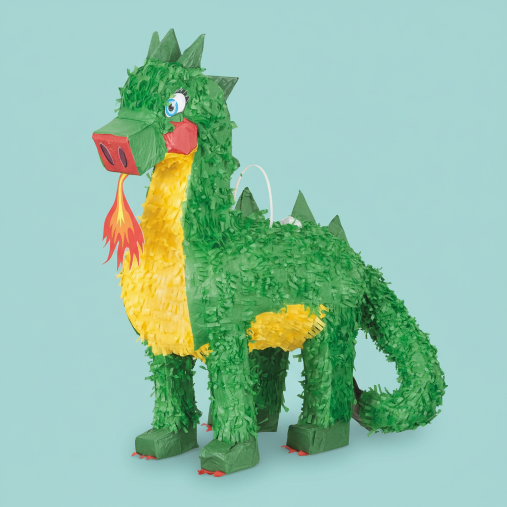 Dragon Pinata with Background