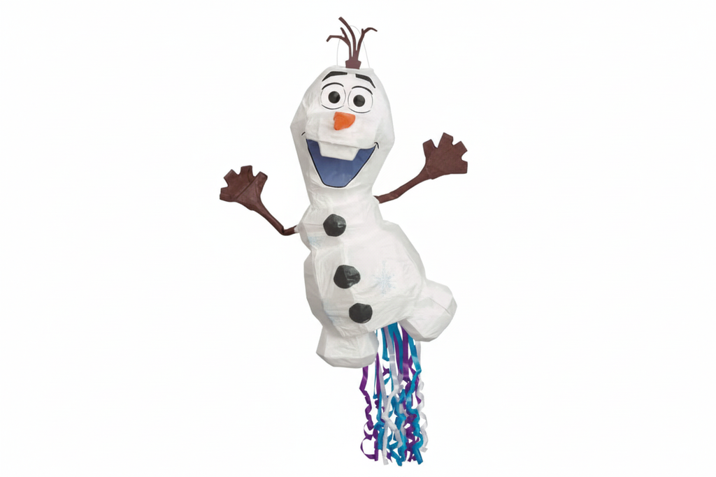 Frozen Olaf Piñata with professional background