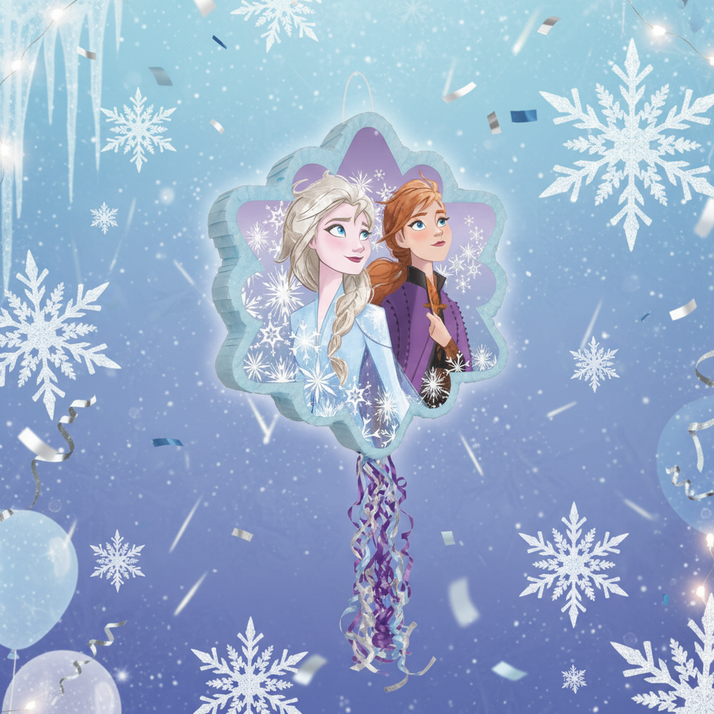Frozen Piñata with Background