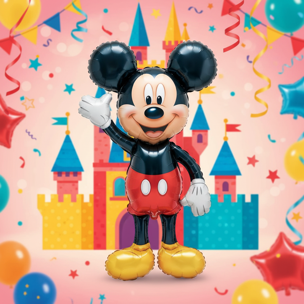 Mickey Mouse Air Walker with Background