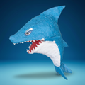 Shark Shape Pinata with Background