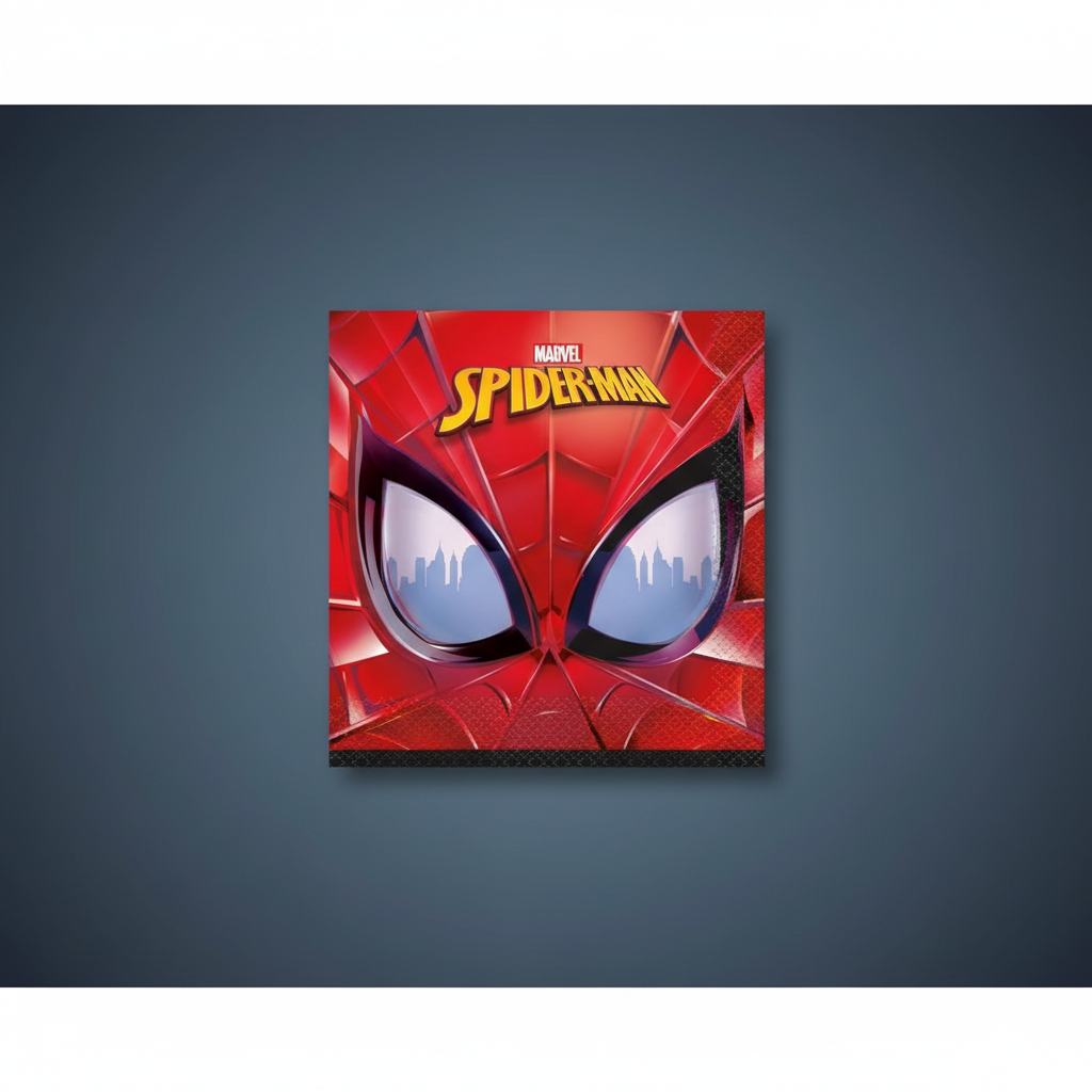 Spider-Man Lunch Napkins with Background