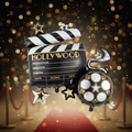 Super Shape Hollywood Balloon with background