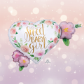 Sweet Baby Girl Balloon with background